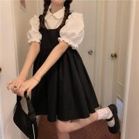 2021年夏季新款短款泡泡袖设计感白衬衫百搭小众韩版宽松上衣女 305白色上衣 S