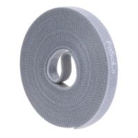 FaSoLa 双面背胶魔术贴 子母扣窗帘魔术贴扎带可撕粘贴理线带 灰色 5m