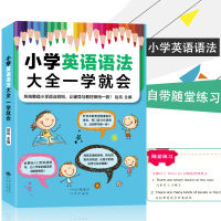 正版 小学英语语法大全一学就会 小学生教辅资料语法训练练习册一二三四五六年级英语基础入门语法小学英语课外教材书新概念辑英