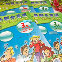 正版新概念英语青少版3a+3b学生用书+练习册全4本点读版附光盘少儿英语启蒙教材新概念小学生青少年英语培训入门教材新概念