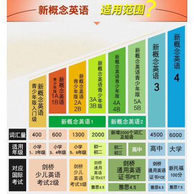 新概念英语2教材(新版扫码听音频)朗文外研社新概念英语二教材初中二三年级高中英语用书实践与进步英语词汇语法自学零基础书籍