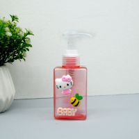 乳液分装瓶按压式化妆品沐浴露洗发水洗手液塑料小瓶子旅行装空瓶 粉baby猫(100ml)