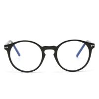 TR90男女儿童防蓝光眼镜电视电脑防辐射护目抗疲劳眼镜预防近视眼 黑色