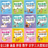 12册幼小衔接必备整合教材全套同步练习册幼儿园3-6岁幼升小儿童