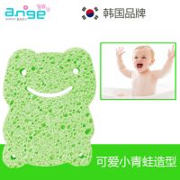儿童搓澡巾搓泥神器洗澡强力海绵洗头刷宝宝硅胶搓灰去污婴儿搓澡 青蛙 浅绿色