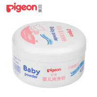 贝亲婴儿爽身粉婴儿天然爽身粉内置粉扑四季通用婴儿爽身粉140g装 140g装