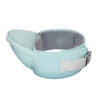 婴儿背带多功能宝宝腰凳前抱式背小孩坐凳四季夏透气外出抱娃神器 蓝色腰凳