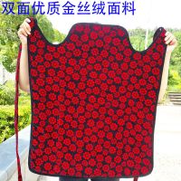 宝宝传统老式绣花婴儿背带贵州云南四川小孩背被背巾春秋冬款背带 小碎花(金丝绒薄款无夹棉)