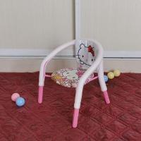 升降款儿童椅宝宝叫叫椅小孩餐椅板凳婴儿靠背椅吃饭座椅凳小餐桌 可升降出口粉kt猫+靠背