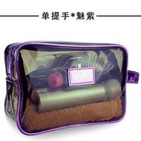 洗澡包洗漱收纳包防水化妆洗浴兜浴包防水加厚包男女大容量旅行 单提手魅紫