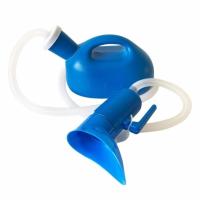 男女通用尿壶成人接尿器护理卧床老人尿壶小便器夜壶男女士接尿壶 蓝色 1.3米