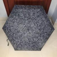 特价日本伞文艺TC布木杆长伞长柄伞遮阳伞晴雨两用小清新公主伞女 黑色(五折黑胶伞)