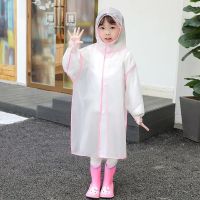 儿童雨衣女男童小孩学生宝宝幼儿园雨衣小学生雨衣鞋男女带书包位 磨砂303粉色无图案款 S码适合身高80-90CM