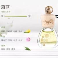 香飘万家汽车香水挂件 车载精油香水瓶挂饰 男女性车用香水车饰品 蔚蓝