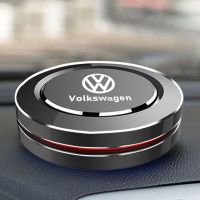 车载香水汽车内装饰摆件高档新车除异味座式古龙固体香薰淡香持久 大众车标[经典黑] [桂花]2片