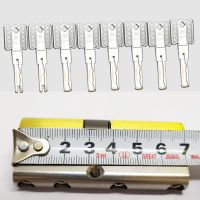 超C级防盗门锁芯 全铜家用通用型户外机械门锁心大门叶片防盗锁芯 门厚4CM65中32.5+32..5 2+6钥匙(要8主