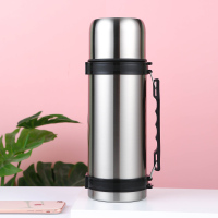 擎牛保温杯大容量女水壶宝宝婴儿外出1000ml水杯女便携户外热水瓶 1200ml钢本色