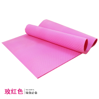 户外野餐垫子床席子床垫坐软垫地铺瑜伽垫大号防潮泡沫地垫一整张 玫红色 180*60*0.7cm环保无味