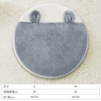 狗狗垫子睡垫秋冬季保暖狗窝可爱猫垫猫窝毛毯子宠物地垫睡觉用品 烟蓝兔兔 S(建议狗10斤内 猫12斤内)