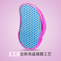 磨脚神器皮磨脚石家用修脚工具刮脚纳米磨脚器脚底老茧搓脚板 玫红/全新亮晶镀膜工艺 好看更好用