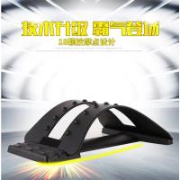 腰椎舒缓器练腰部拉伸锻炼健身矫正颈椎腰桥驼背部训练瑜伽神器材 活动款【无磁黑色】