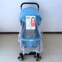 通用宝宝推车蚊帐加密婴儿手推车伞车蚊帐配件防虫纱网 白色蚊帐_促销