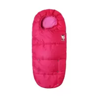 秋冬新生婴儿加厚保暖睡袋防踢被宝宝抱被外出保暖袋推车睡袋抱毯 枚红色 100cm