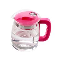 智能恒温调奶器暖奶器宝宝泡奶玻璃壶冲奶机含感温温度玻璃杯 粉色玻璃壶