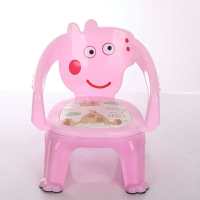 宝宝餐椅1-3岁婴儿吃饭桌椅可折叠便携多功能儿童简易带轮子餐椅 单独椅子无餐盘无轮子 粉色