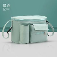婴儿车挂包宝宝手推车挂钩多功能童车收纳储物袋bb车伞车置物篮. 绿色