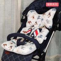 婴儿推车保暖脚套坐垫脚罩挡风宝宝防风罩睡袋防寒加厚通用脚罩 旋转木马-坐垫