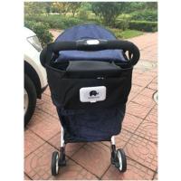 婴儿车包挂包置物袋挂钩挂袋收纳包收纳袋储物袋推车通用妈咪包 标准版-黑色挂包