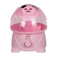 卡通加湿器家用卧室大容量智能静音空气孕妇婴儿迷你保湿补水喷雾|粉猪 20瓶精油20包除垢剂