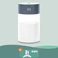 小型家用静音usb加湿器 空调大雾量喷雾加湿器香薰精油车载补水器|简约款-藏青色(升级款) 单加湿器