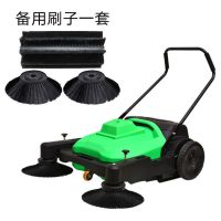 厂家直销手推式扫地机养殖工厂车间马路景区懒人无动力粉尘清扫车|1160加厚升级天窗版+刷子一套