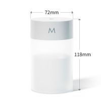 usb加湿器家用卧室小型迷你静音大雾智能加湿学生|冰川白智能款[断电保护/大喷雾静音] 套餐2[送充电线+5根棉棒]推荐