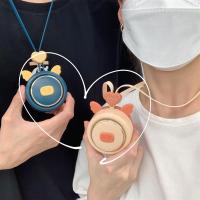 馨帮帮杂货铺 卡通猪猪静音小电扇挂脖风扇便携式夏天小型电风扇