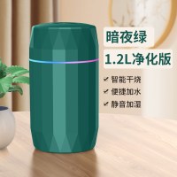 1.2l加湿器迷你静音家用卧室车载空调香薰小型办公室桌面|[绿色升级版][替换棉棒*5根]