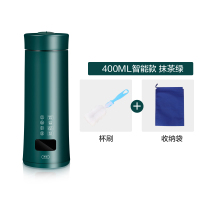 便携电热水杯保温杯旅行恒温小型烧水杯加热迷你电水壶婴儿调奶器|抹茶绿智能款(免开盖煮水)