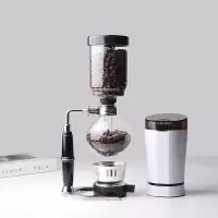 家用国货tca式虹吸咖啡壶机煮耐高温玻璃摩卡壶过滤咖啡手冲套装|5人份壶+电动磨豆机买一送“5”