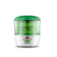 豆芽机家用全自动大容量智能定时生豆芽机发芽苗菜机器|二层智能带酸奶+米酒功能送3包黄豆 带一个压盘