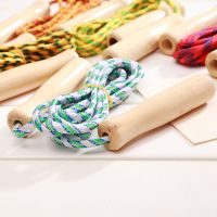 木柄儿童跳绳减肥健身跳绳成人锻炼棉胶绳学生体育考试运动跳绳