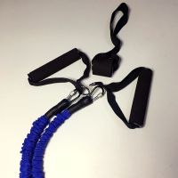 直销防断能拉力绳阻力弹跳跑步拳类力量训练臂力器腰带脚套装|50磅拉力绳加门扣