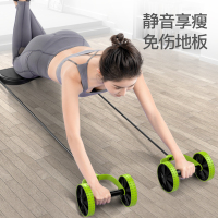 回弹健腹轮腹肌轮腹部卷腹瘦手臂肚子神器女滚轮运动健身器材家用