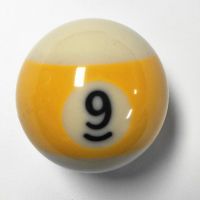台球散球台球白球 台球子水晶母球黑8球子卖桌球子散卖单个|9号球(直径5.72CM)