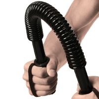 臂力器 男胸肌健身扩胸器压力棒握力棒 健身器材家用电镀臂力棒|60KG级(重量级)