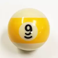 母球台球白球 小号母球黑8球子卖桌球子散卖单个台球子水晶配球|9号球(5.72CM)