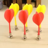 磁性飞镖 磁铁飞标针飞镖靶针 儿童安全双面磁性飞镖靶盘套装玩具