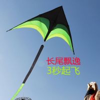 潍坊大草原风筝大型档长尾巴儿童成人初学者大
