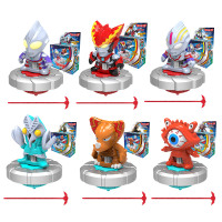 正版奥特曼陀螺玩具儿童拉条新款拉线旋转旋风小陀罗怪兽迪迦男孩